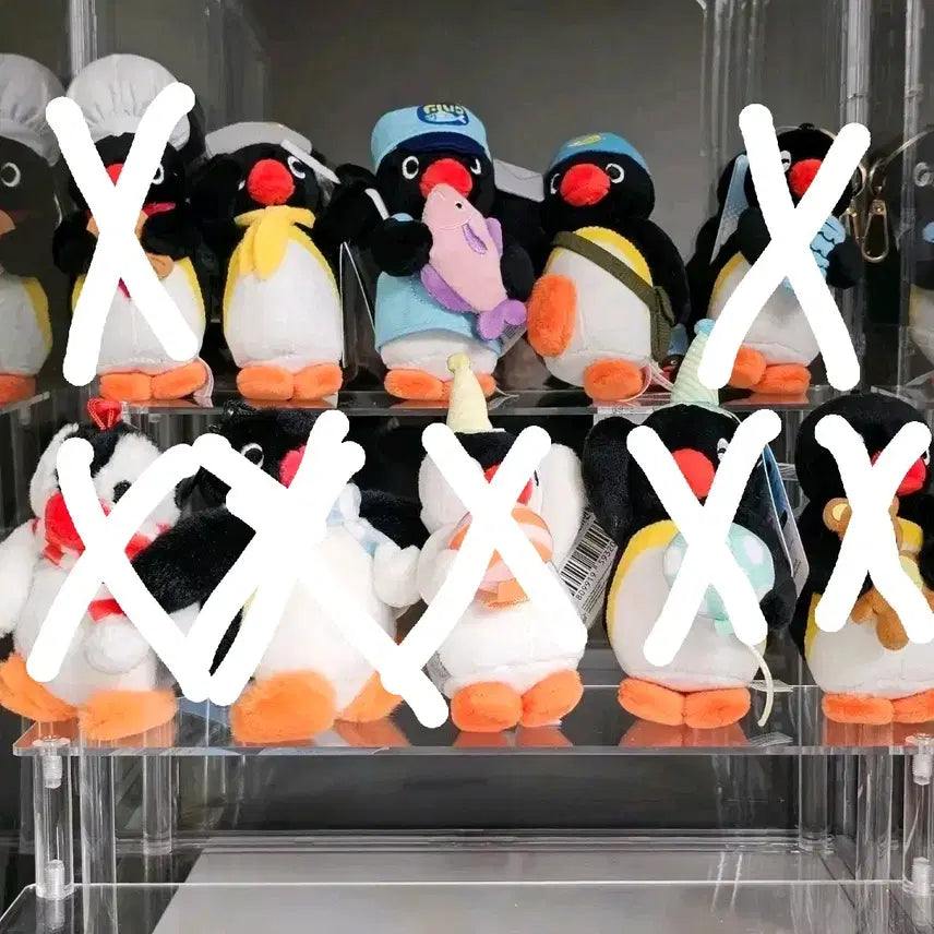 [BUNJANG] Pingu & Pinga Keychain Set / 핑구 핑가 키링