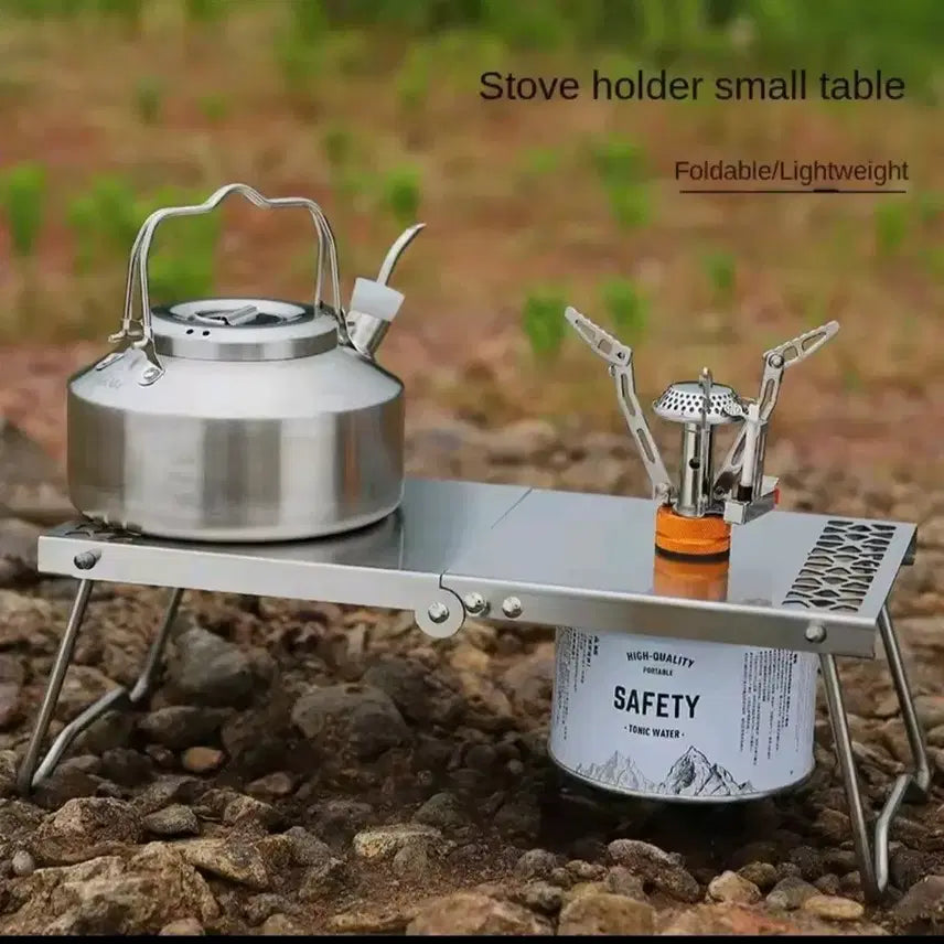 [BUNJANG] Portable Folding Table & Mini Camping Stove Set / $[새제품] 세트 캠핑버너+테이블