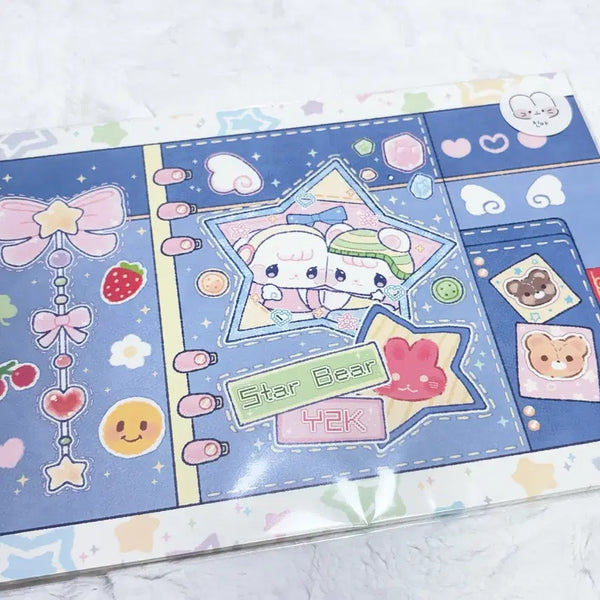 [BUNJANG] Lobe E. Y2K Denim Wrapping Paper (B5) / 롭이어 y2k 데님 랩핑지(B5)