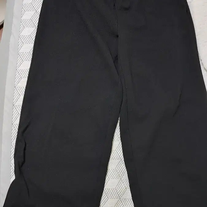 [BUNJANG] Gongguwoman Plus Size Black Wide Pants / 공구우먼 빅사이즈 블랙 와이드 팬츠