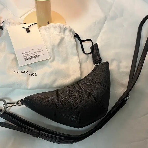 [BUNJANG] Lemaire Croissant Coin Purse Dark Chocolate / 르메르 크로스바디 크루아상 코인펄스 다크초콜렛색