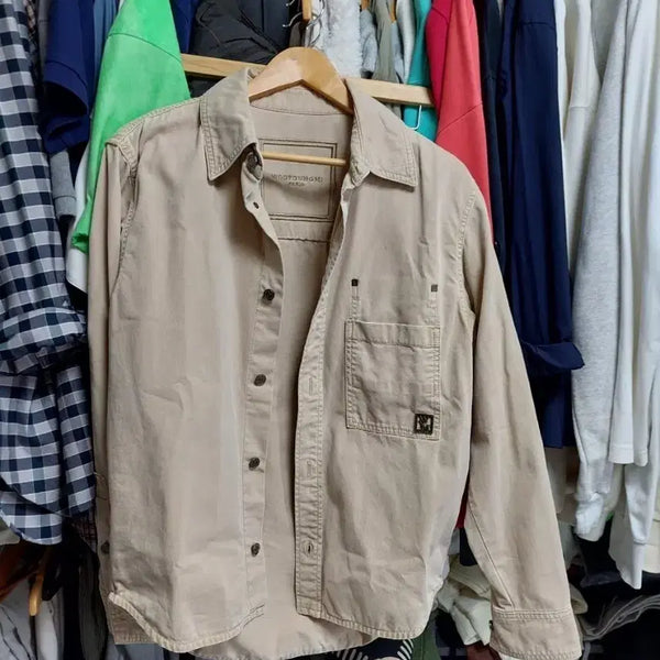 [BUNJANG] Wooyoungmi Beige Denim Jacket - Size 46 (Fits 105) / 우영미 베이지 데님자켓 전국유일 46. 실측105
