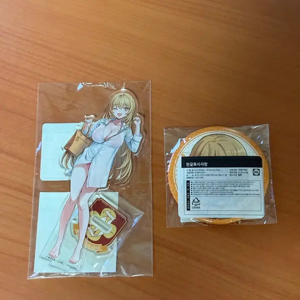 [BUNJANG] A Certain Scientific Railgun Acuphoria Acrylic Stand & Can Badge Set / 어떤 과학의 심리장악 쿠지비키도 아크릴스탠드, 캔뱃지