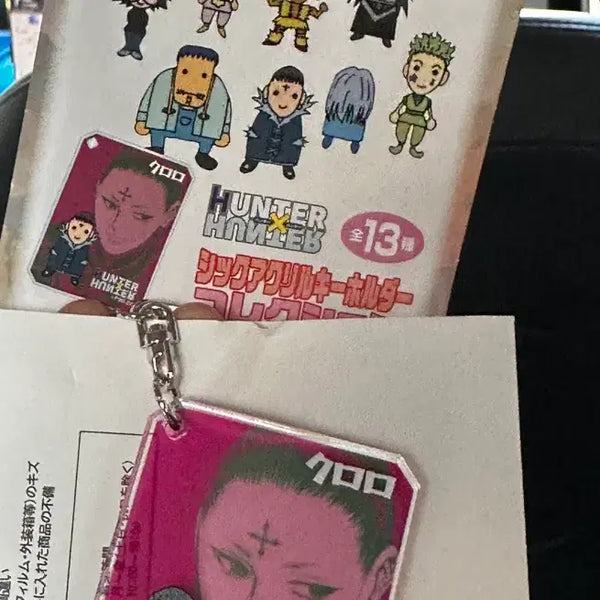 [BUNJANG] Hunter x Hunter Chrollo Acrylic Keyholder / 헌터헌터 클로로 아크릴 키홀더 키링 점프샵