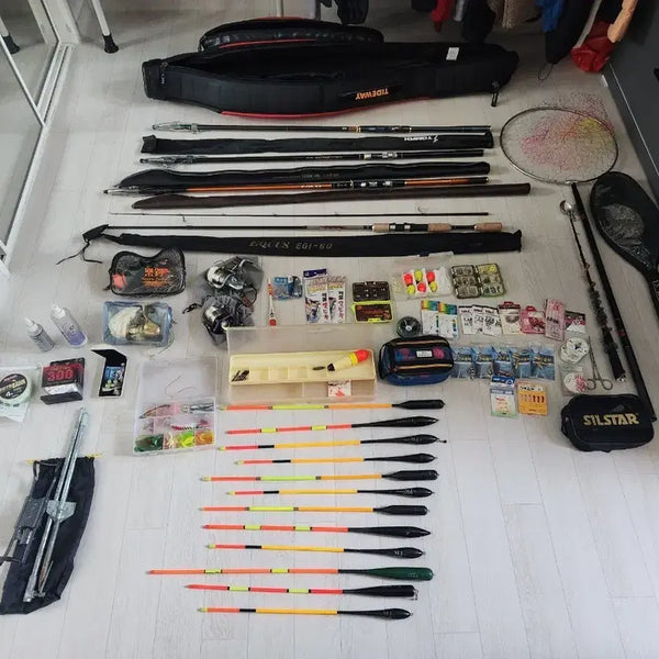 [BUNJANG] Complete Fishing Rod Set Bundle / 찌낚시 풀세트 일괄