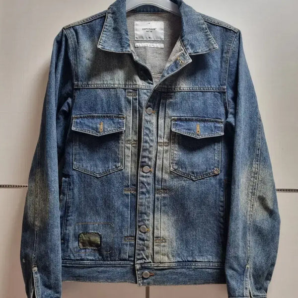 [BUNJANG] ESMONAGE Denim Jacket Blue / ESMONAGE 데님 자켓 블루