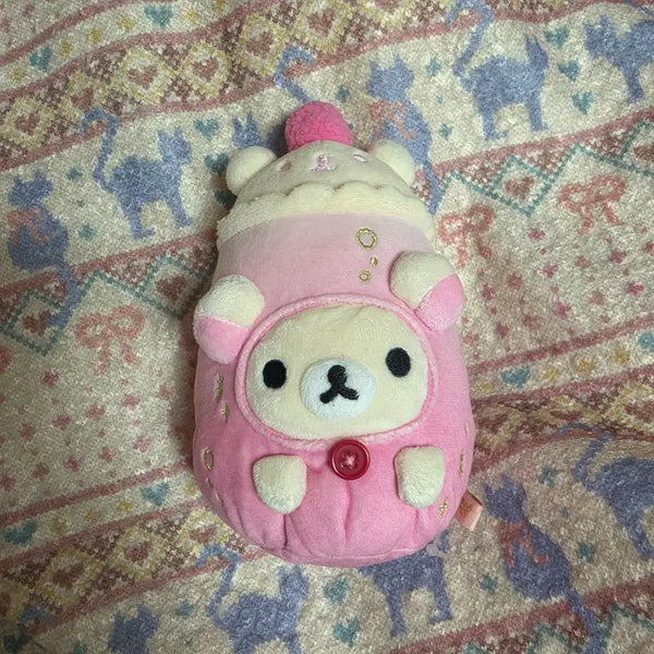 [BUNJANG] Cream Soda Rilakkuma Plush Toy / 크림소다 코리락쿠마 인형