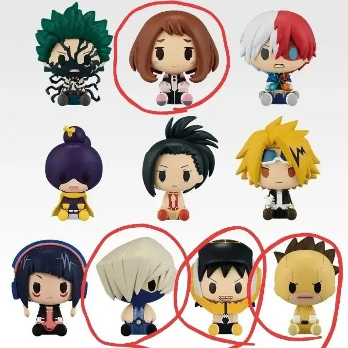 [BUNJANG] My Hero Academia Ichiban Kuji Chocoinu Figure Bundle Set / (4종일괄)나히아 제일복권 F상 초코노코 피규어 판매