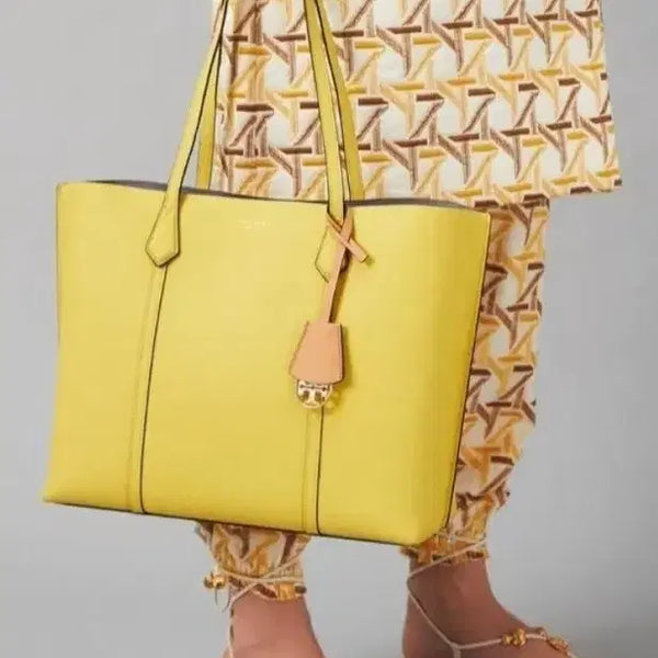[BUNJANG] Tory Burch Yellow Shopper Tote Bag / 토리버치 쇼퍼백