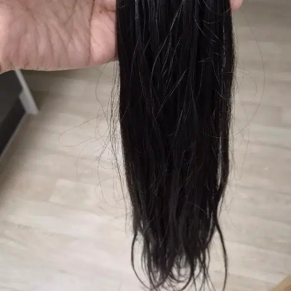 [BUNJANG] 18-inch Black Hair Extensions / 붙임머리 18인치