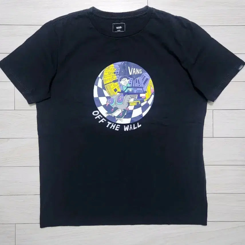 [BUNJANG] Vans Graphic T-Shirt (Black, L) / 반스(VANS) 그래픽 반팔티 (L)