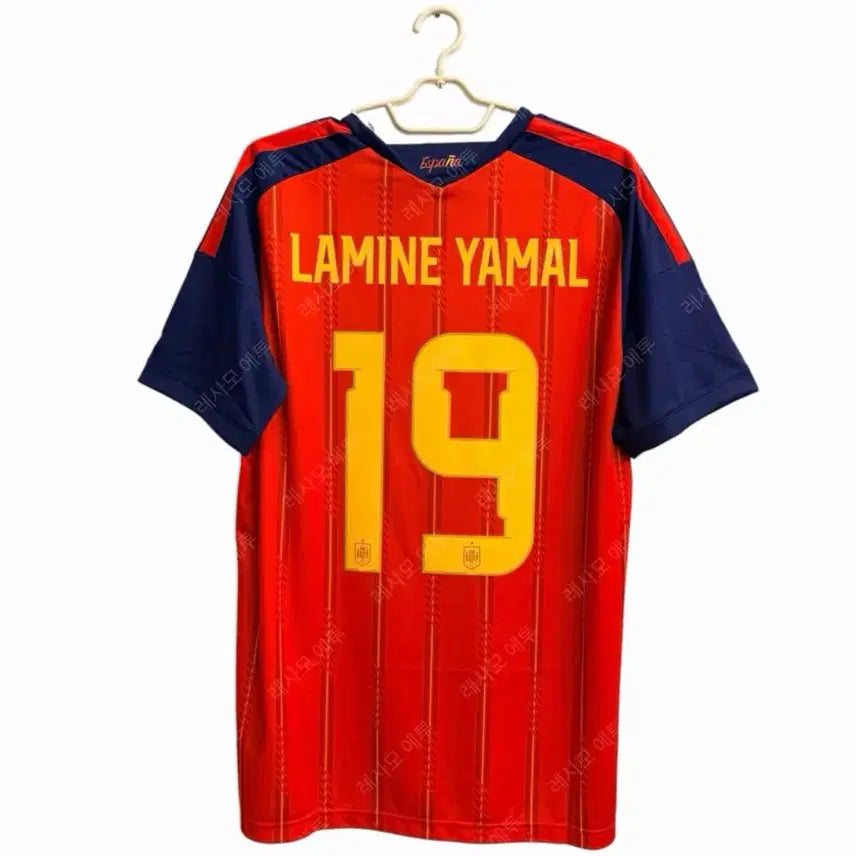 [BUNJANG] Spain National Team 2026 World Cup Lamine Yamal Official Kit / 스페인국대2026월드컵 야말 오피셜마킹 패치추가가능