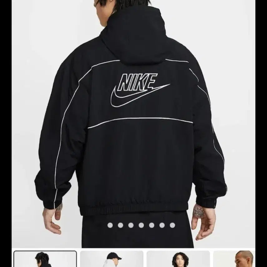 [BUNJANG] Nike Club Hood Windbreaker L / 나이키 클럽후드 바람막이 L