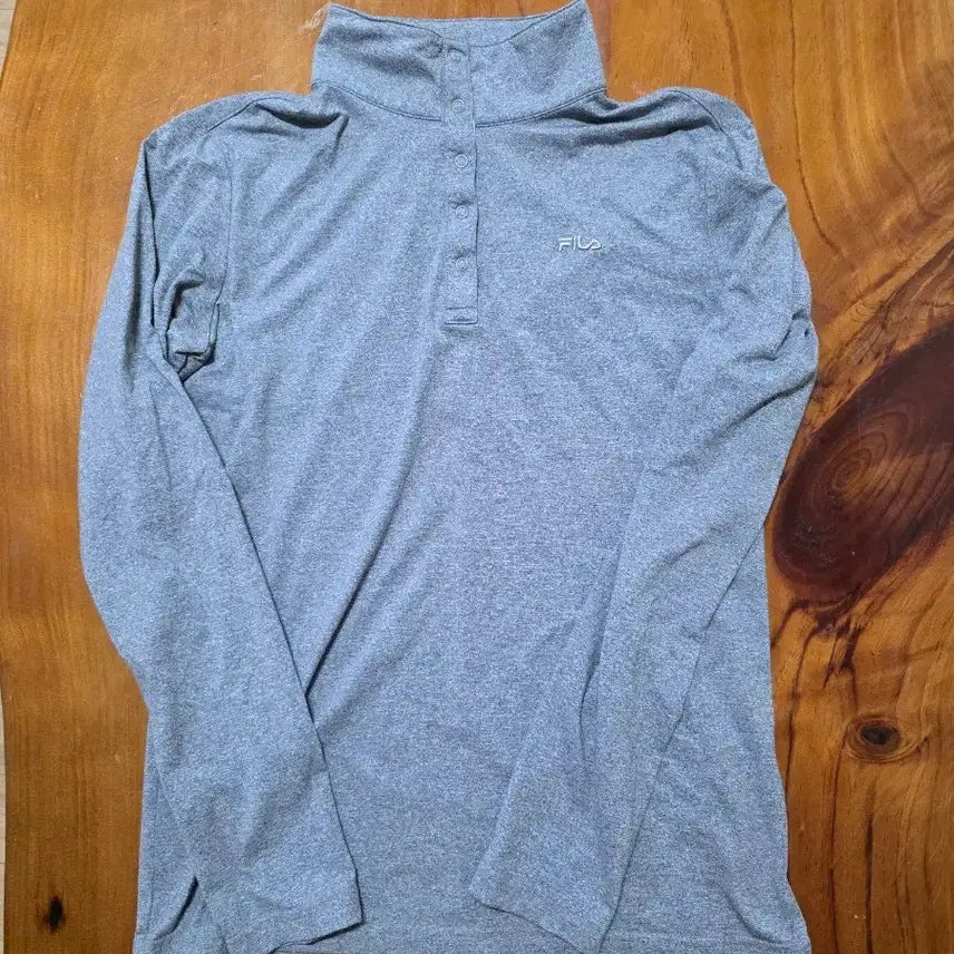 [BUNJANG] Fila Long Sleeve T-Shirt Gray / 휠라 긴팔 그레이