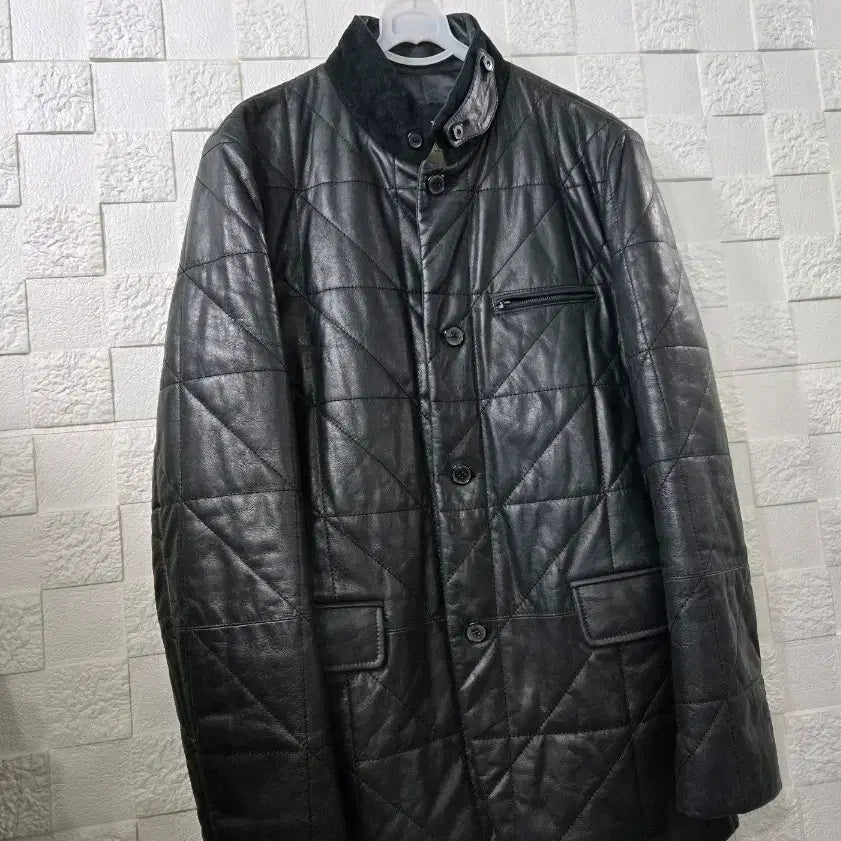 [BUNJANG] Franco Ferraro Goatskin Leather Jacket / 프랑코페라로  염소가죽 95