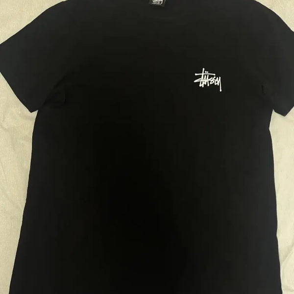 [BUNJANG] Stussy Basic Black T-Shirt / L 스투시 정품 베이직 검정 반팔