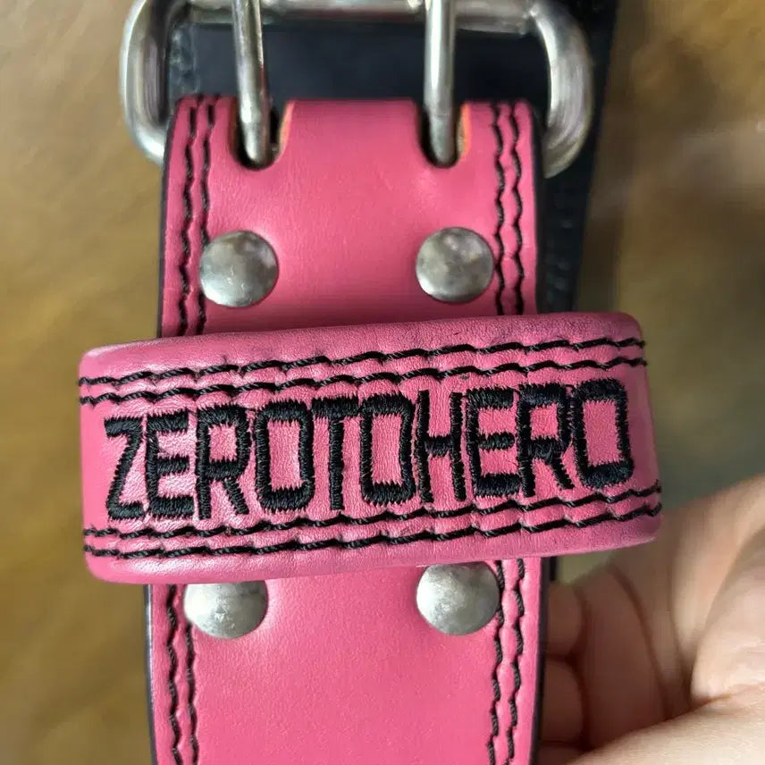 [BUNJANG] ZeroToHero Lifting Belt Pink S / 제로투히어로 리프팅 벨트 핑크 S