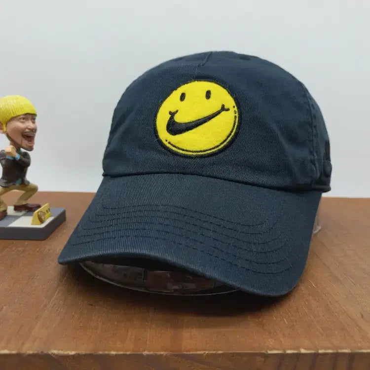 [BUNJANG] Nike H86 Sporty Day Smile Cap Black / 나이키 스마일 볼캡 모자 H86 스포츠 데이 블랙