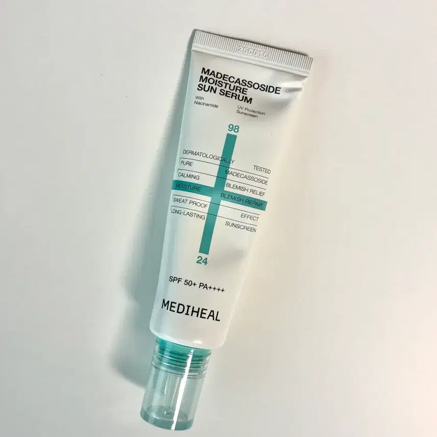[BUNJANG] Mediheal Madecassoside Moisture Sun Serum SPF50+ / 메디힐 마데카소사이드 모이스처 선세럼 SPF50+
