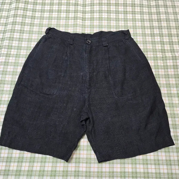 [BUNJANG] Linen Shorts / 46ㅡ모시 반바지ㅡ허리ㅡ32