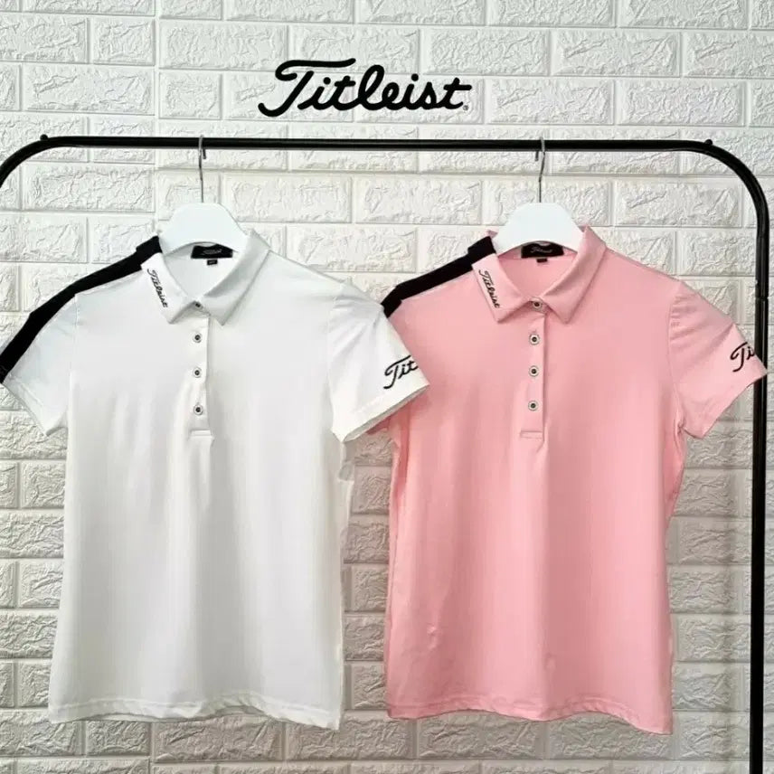 [BUNJANG] Titleist Women's Short Sleeve Collar T-Shirt / 타이틀리트스 여성 반팔 카라티셔츠