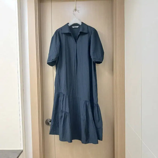 [BUNJANG] VOICE OF VOICES Seersucker Dress / VOICE OF VOICES 시어서커 원피스