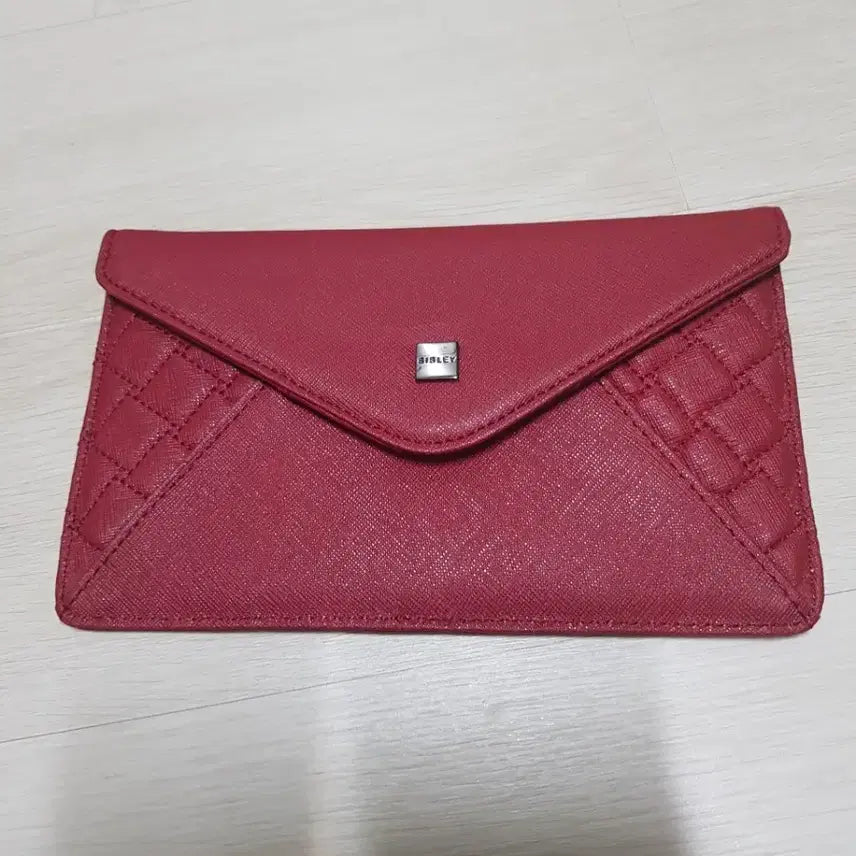 [BUNJANG] SISTLEY Quilted Clutch Bag Red / SISTLEY 클러치 백 퀼팅 여성 레드