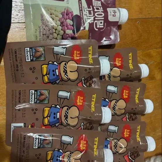 [BUNJANG] TINTINSCHOCO & FLYMEAL Sweet Potato Protein Shakes Bundle Set / 단백질 쉐이크 7개 일괄