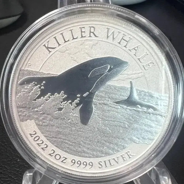 [BUNJANG] 2022 Australian Orca 2 oz 99.99% Silver Coin / (2온스) 2022 호주 범고래  999.9% 실버 코인