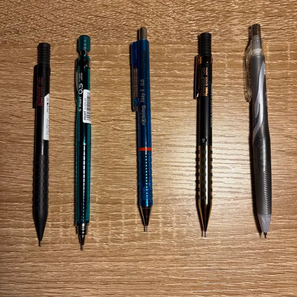 [BUNJANG] Pilot H-325, Pilot Legno, Pentel Smash, Pentel Vicuna, Rotring Tikky2 Mechanical Pencils / 샤프 팔아요.