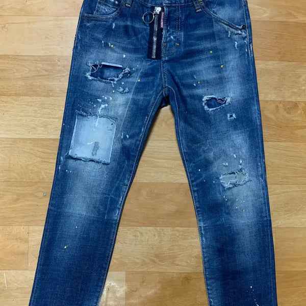 [BUNJANG] DSQUARED2 Cool Girl Cropped Denim Pants / DSQUARED2 디스퀘어드 쿨 걸 크롭 데님팬츠