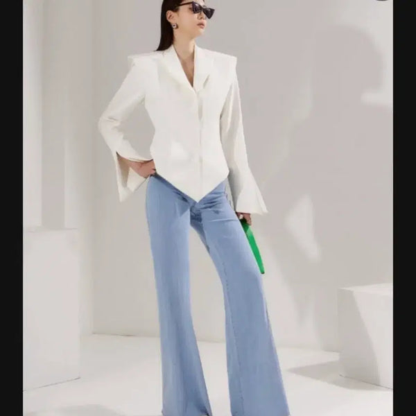 [BUNJANG] Dint Three-Button Maxi Jeans / dint 딘트 쓰리버튼 맥시 진