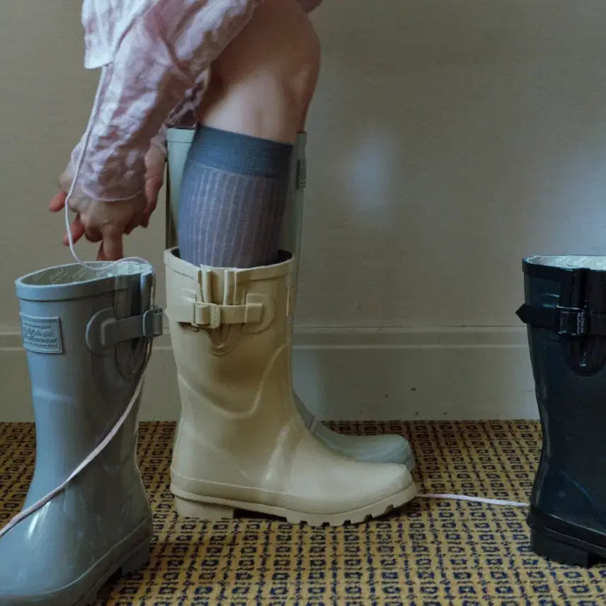 [BUNJANG] Rockfish Weatherwear Original Gloss Short Rain Boots Sage / ORIGINAL GLOSS 락피쉬웨더웨어 오리지널 글로스 숏츠 레인부츠