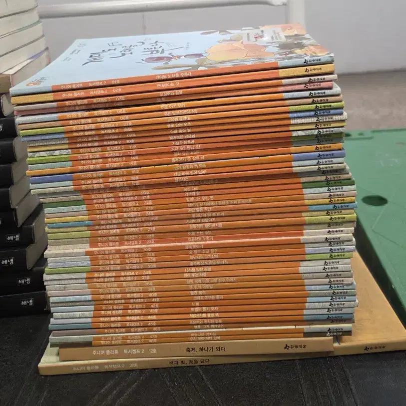 [BUNJANG] Hansol Education Junior Plato (Reading Camp 2) 48-Volume Set Children's Books / 주니어플라톤(독서캠프2) 한솔교육 48권 세트 어린이책 중고책