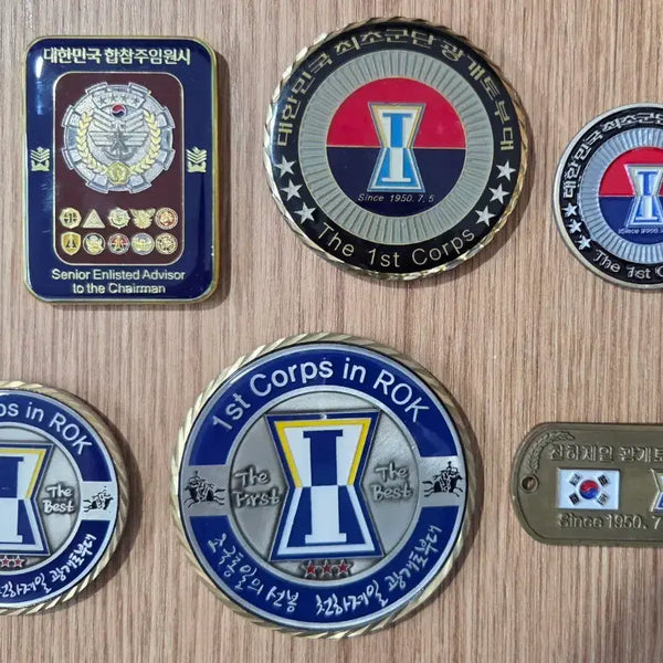 [BUNJANG] Military Coin Set / 제목 : 부대코인, 군대코인, 문진 판매금액 : 120,000원