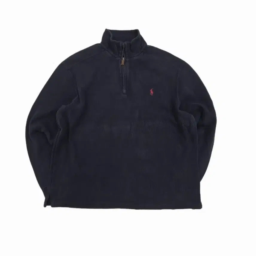 [BUNJANG] Polo Ralph Lauren Heavy Cotton Quarter Zip Knit T-Shirt / [XL] 폴로 랄프로렌 헤비코튼 쿼터집업 니트 티셔츠