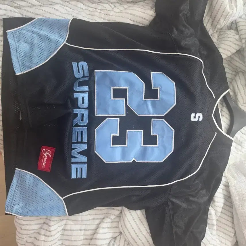[BUNJANG] Supreme Perfect Season Football Jersey 23SS Black / 슈프림 퍼펙트 시즌 풋볼 저지 23ss
