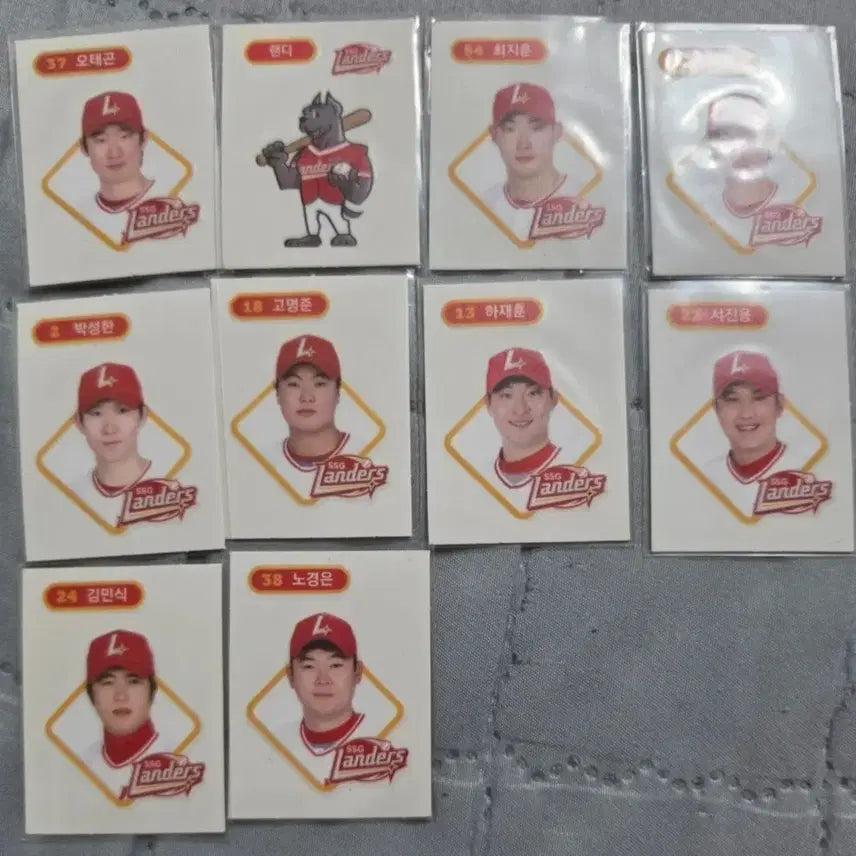 [BUNJANG] KBO League Player Stickers (Various Teams) / kbo 띠부실