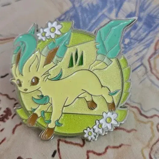 [BUNJANG] Pokemon Leafeon Badge / 포켓몬스터 리피아 뱃지