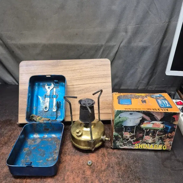 [BUNJANG] 1970-80s Shinabro Camping Stove (Original Box) / 1970-80년대 시나브로 캠핑 스토브 박스포함