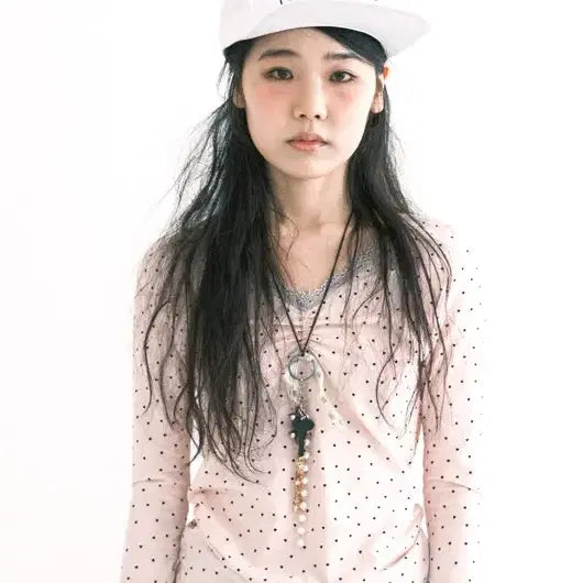 [BUNJANG] Shop Fairy Mini Heart Lace Top / 샵페어리 미니하트 레이스 탑