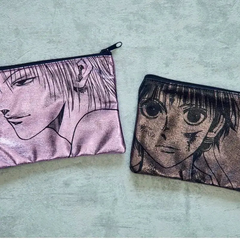 [BUNJANG] Hunter x Hunter RofJ Hisoka & Chrollo Pouch Bundle Set / 헌터헌터 RofJ 히소카, 클로로 파우치 일괄
