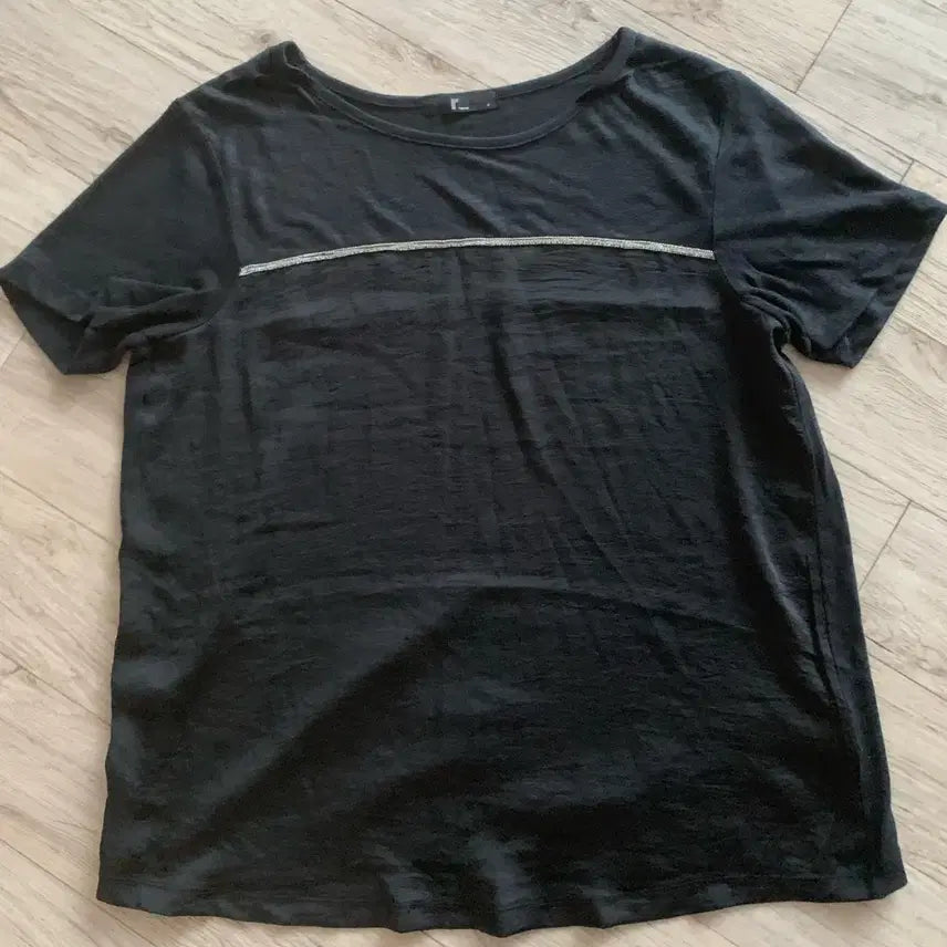[BUNJANG] Renoma Linen Blouse T-Shirt / 레노마 마린넨  포인트 티셔츠
