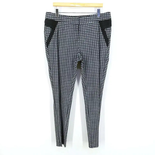[BUNJANG] T'ST Women's Summer Pattern 4-Way Stretch 8-Part Pants Black Size 77 / 투에스티 여성 여름 패턴 사방스판 8부팬츠 블랙77 (HU45916)