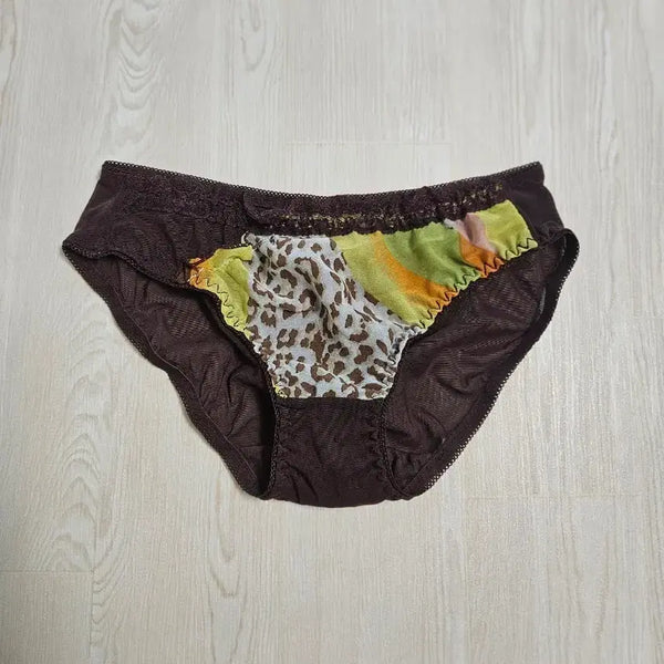 [BUNJANG] Women's Leopard Print Panties / 호피 패턴 여성 팬티(중고/세탁완료)