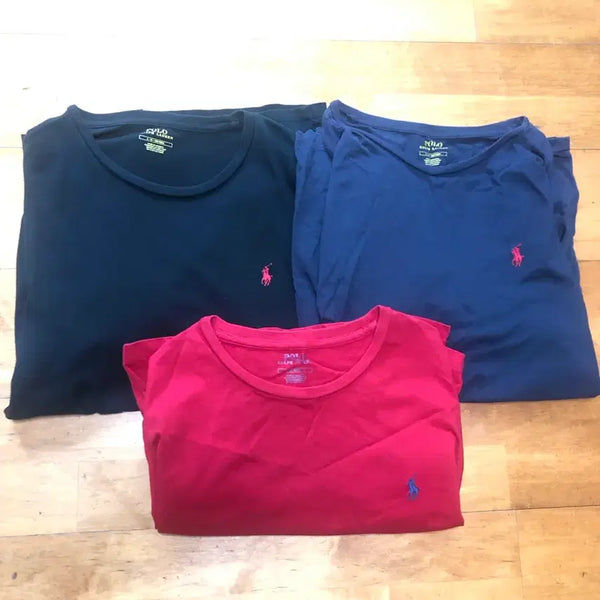 [BUNJANG] Polo Ralph Lauren Short Sleeve T-Shirts Bundle (L) / 폴로 반팔티 3장 판매 L