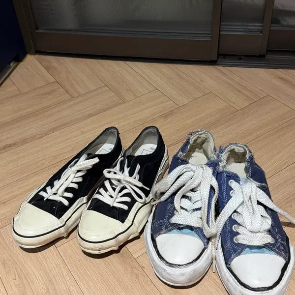 [BUNJANG] Mihara Yasuhiro x Nigel Cabourn Low Cut Sneakers Navy (Size 39) & Unique Daily Sneakers (Size 255) / 미하라 야스히로 신발