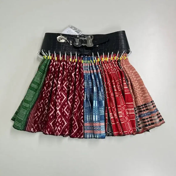 [BUNJANG] Chopova Lowena Carabiner Pleated Skirt / [정품] 초포바로위나 카라비너 플리츠 스커트