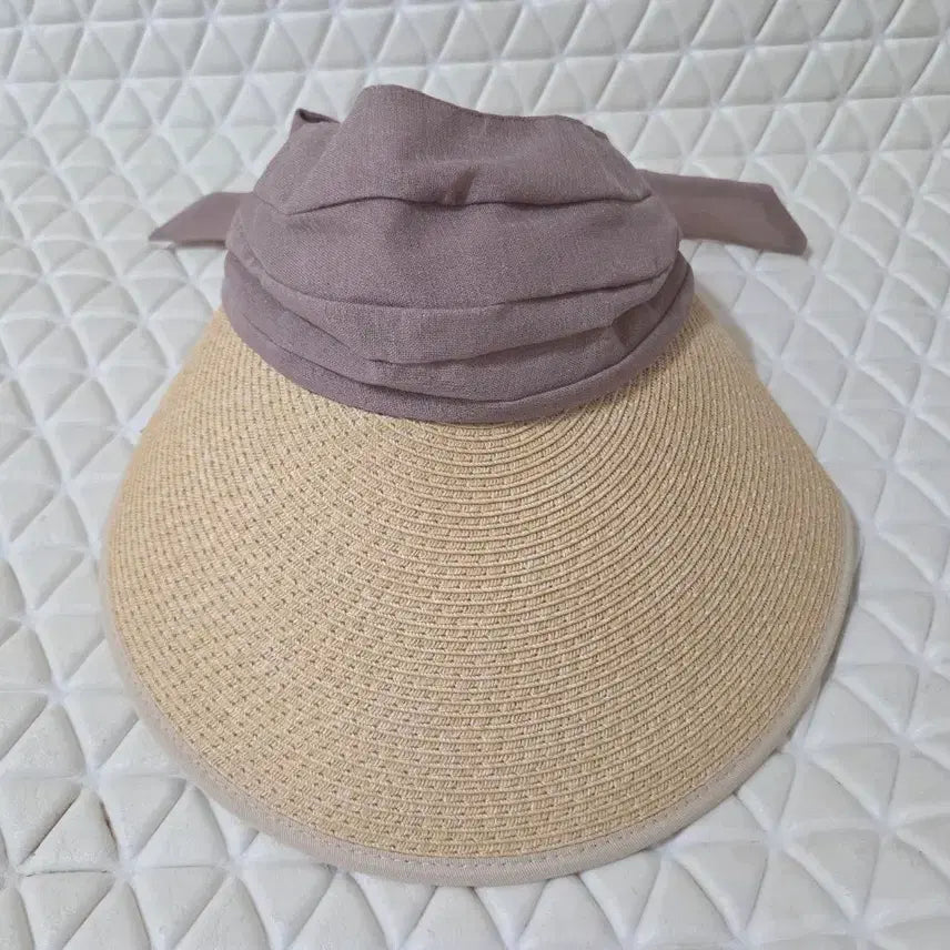 [BUNJANG] Women's Straw Sun Cap Raffia Hat / 새상품 여성 밀짚 썬캡 모자 라피아햇 여자 모자 여성 여름 모자 새제품