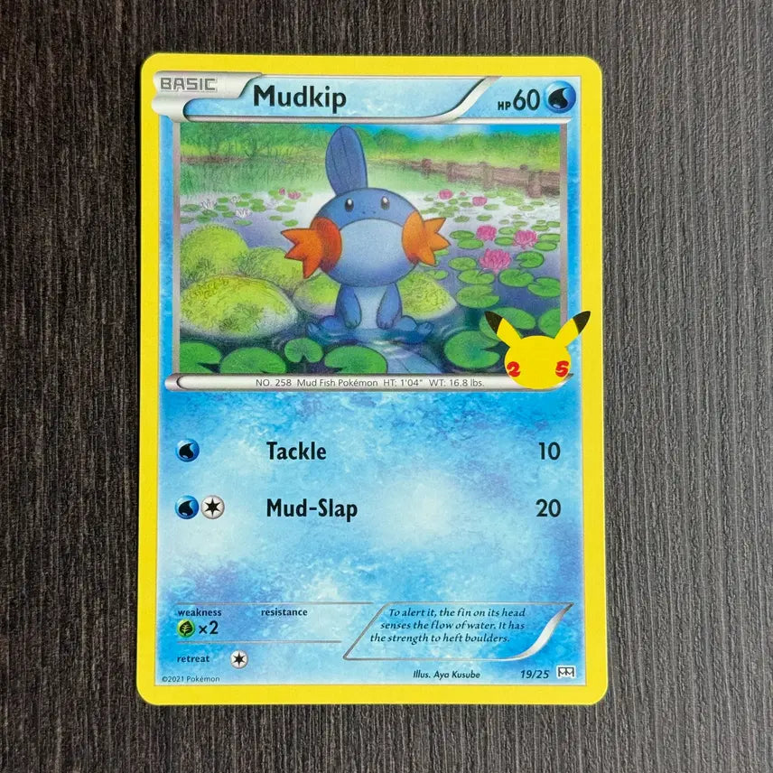 [BUNJANG] Pokemon Card Mudkip 2021 McDonald's 25th Anniversary Promo / 포켓몬카드 물짱이 프로모 판매 5-V6